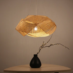 Modern Bamboo Entwined Ceiling Light - Staunton and Henry