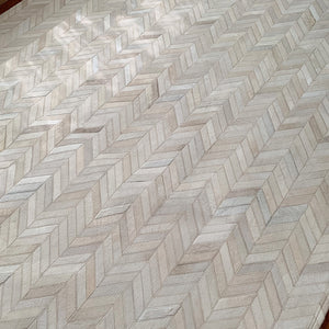 Cream Patchwork Cowhide Rug - Staunton and Henry