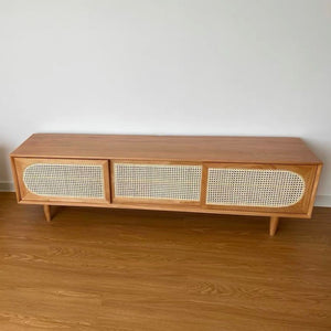 Retro Japanese Wood TV Cabinet - Staunton and Henry