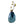 Modern Abstract Blue Glass Vase - Staunton and Henry