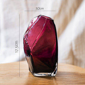 Colourful Faceted Glass Vases - Staunton and Henry