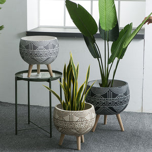 Modern Moroccan Planter with Legs - Staunton and Henry