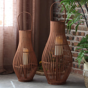 Kuta Bamboo Floor Lantern - Staunton and Henry