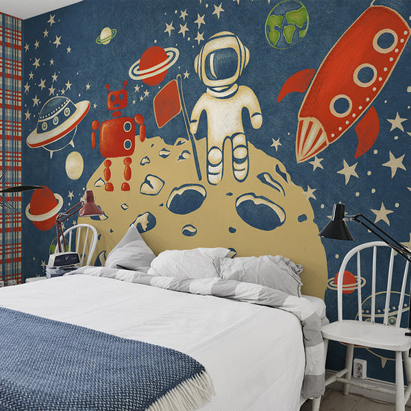 Outer Space Kids Wall Mural - Staunton and Henry