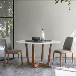Sintered Stone Marble Round Dining Table - Staunton and Henry
