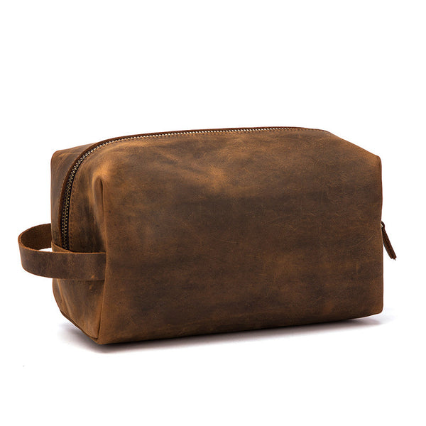 Full Grain Leather Toiletry Bag - Staunton and Henry