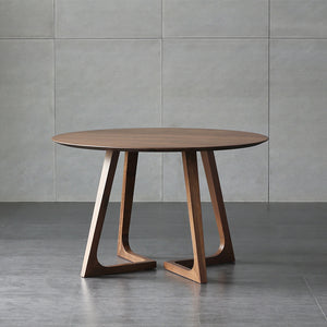 Ash Wood Round Dining Table - Staunton and Henry