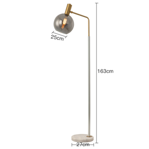 Orbit Glass Shade Floor Lamp - Staunton and Henry