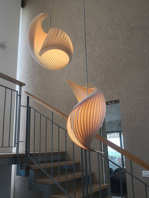 Studio Vayehi Wing Wood Veneer Ceiling Light - Staunton and Henry