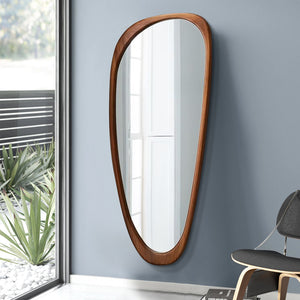Indra Asymmetrical Solid Wood Mirror - Staunton and Henry