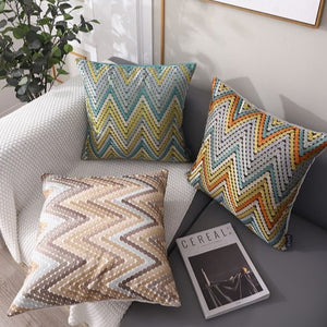 Chevron Pattern Throw Cushions - Staunton and Henry