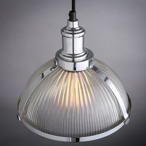 Retro Industrial Glass Pendant Light - Staunton and Henry