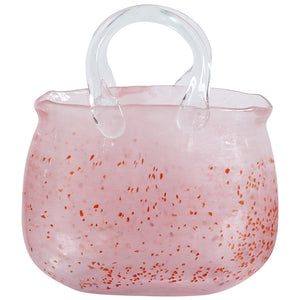 Pink Tote Bag Glass Vase - Staunton and Henry