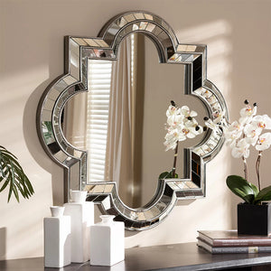 Cloverleaf Art Deco Decorative Wall Mirror - Staunton and Henry