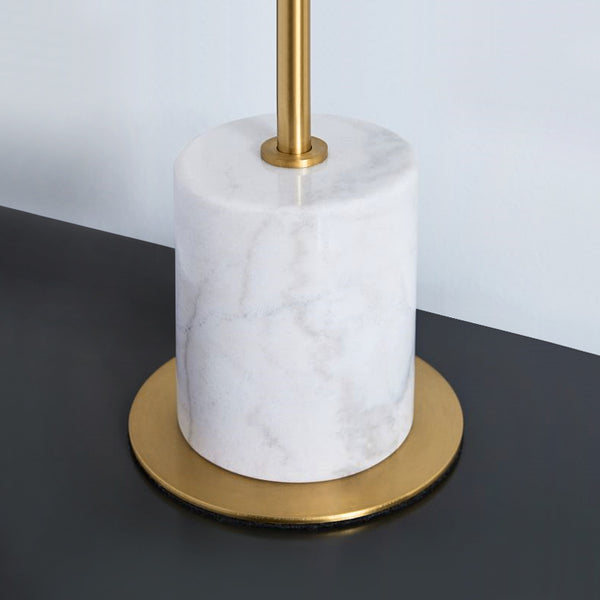 Hearth & Hand + Library Table Lamp – White / Gold –