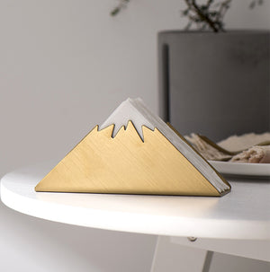 Triangular Gold Napkin Holder - Staunton and Henry