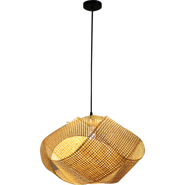 Modern Bamboo Entwined Ceiling Light - Staunton and Henry