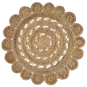Rosetta Round Hemp Rug - Staunton and Henry