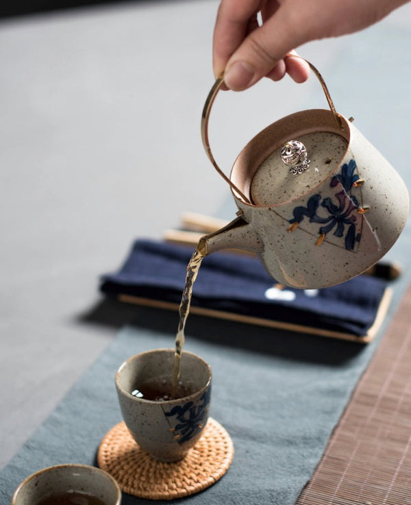 Japanese Faux Kintsugi Tea Pot - Staunton and Henry