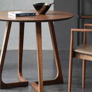 Ash Wood Round Dining Table - Staunton and Henry