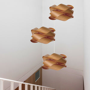 Wood Veneer Ribbon Ceiling Light - Staunton and Henry