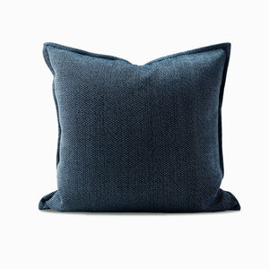 Woven Peacock Blue Throw Cushion - Staunton and Henry