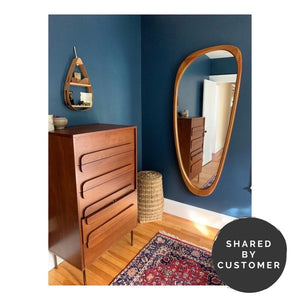Indra Asymmetrical Solid Wood Mirror - Staunton and Henry