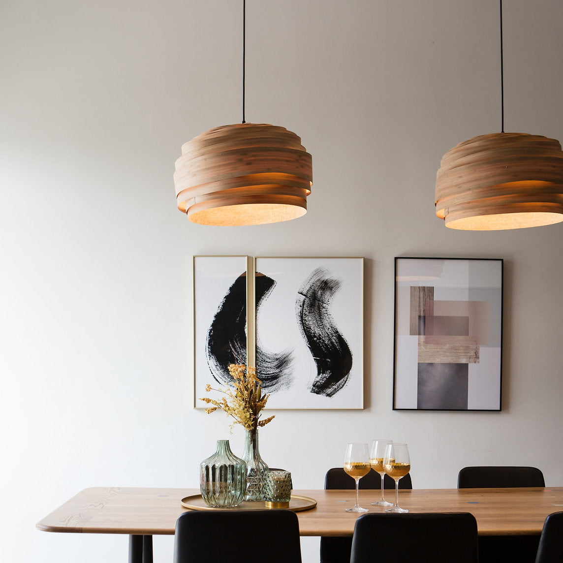 Buy Studio Vayehi Light Cloud Wood Veneer Ceiling Light