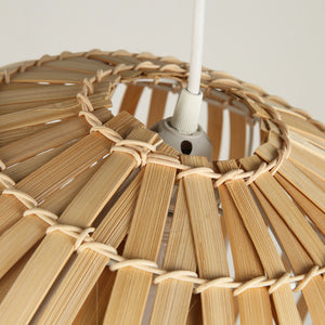 Round Japanese Bamboo Ceiling Light - Staunton and Henry