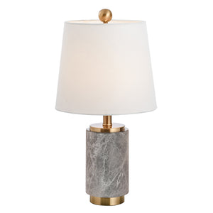Marble Table Lamp With Gold Trim - Staunton and Henry