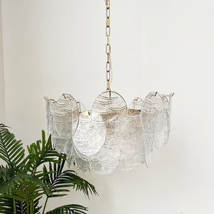 Vintage Glass Petals Chandelier - Staunton and Henry