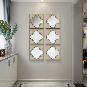 Oriental Window Frame Wall Mirror - Staunton and Henry