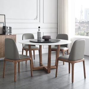 Sintered Stone Marble Round Dining Table - Staunton and Henry