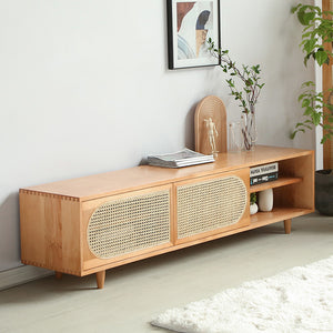 Retro Japanese Wood TV Cabinet - Staunton and Henry