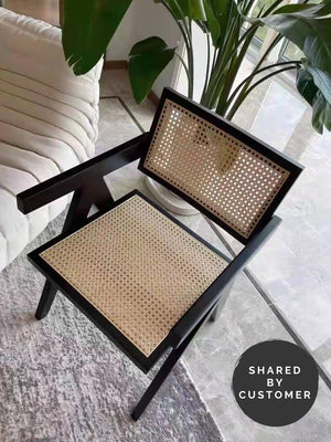 Replica Chandigarh Solid Wood Dining Chair - Staunton and Henry