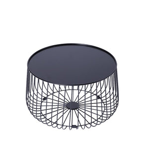 Round Metal Frame Coffee Table - Staunton and Henry