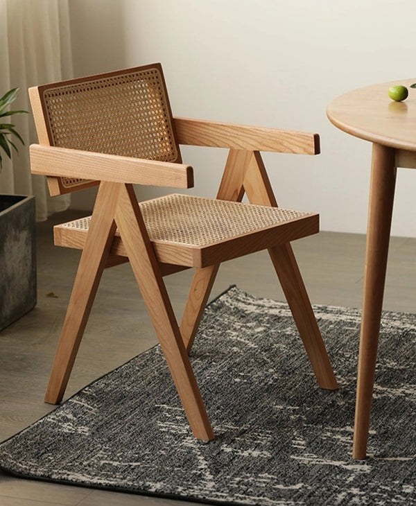 Replica Chandigarh Solid Wood Dining Chair - Staunton and Henry