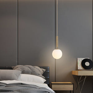 Dimpled Glass Globe Pendant Light - Staunton and Henry