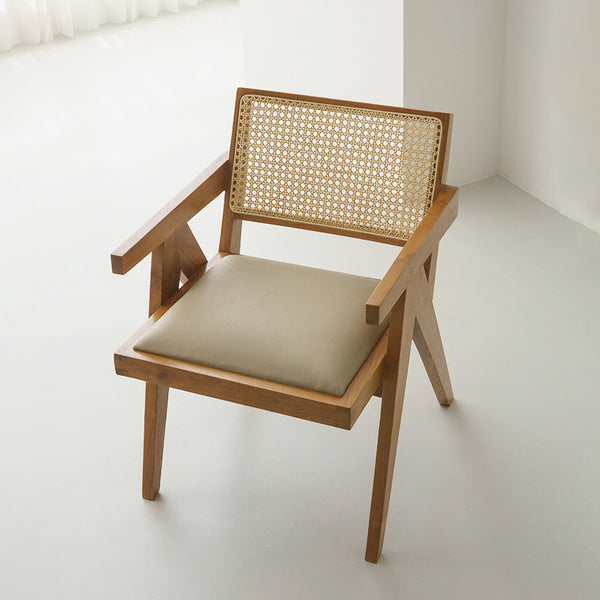 Replica Chandigarh Solid Wood Lounge Chair - Staunton and Henry