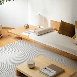 Texturised Cream Woven Rug - Staunton and Henry