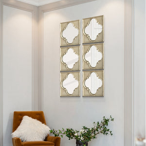 Oriental Window Frame Wall Mirror - Staunton and Henry