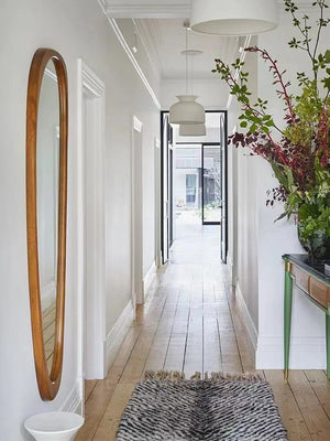 Indra Asymmetrical Solid Wood Mirror - Staunton and Henry