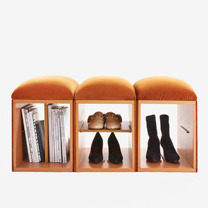 Geanie Shoe Storage Stool - Staunton and Henry