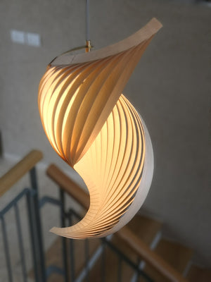 Studio Vayehi Wing Wood Veneer Ceiling Light - Staunton and Henry
