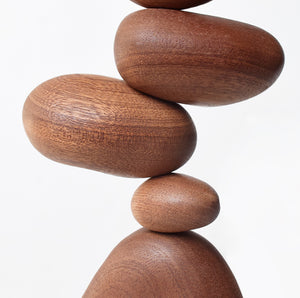 Wooden Stone Cairn Decorative Ornament - Staunton and Henry