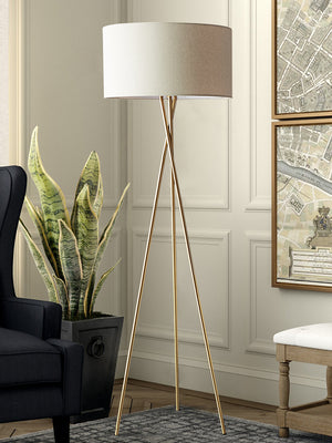 Miro Gold Tripod Floor Lamp - Staunton and Henry