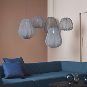 Modern Fabric Lantern Hanging Light - Staunton and Henry