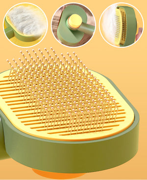 Self-Cleaning Pet Grooming Brush - Staunton and Henry