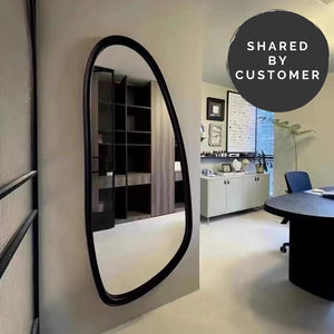 Indra Asymmetrical Solid Wood Mirror - Staunton and Henry