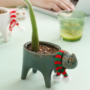 Cute Cat Plant Pot - Staunton and Henry